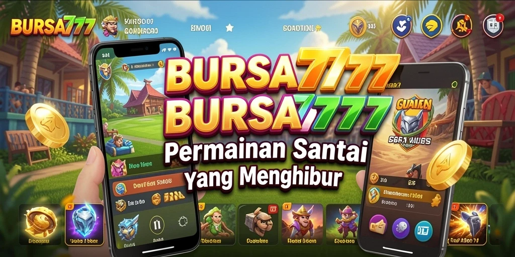 Tampilan gameplay BURSA777 yang menyenangkan dan santai.