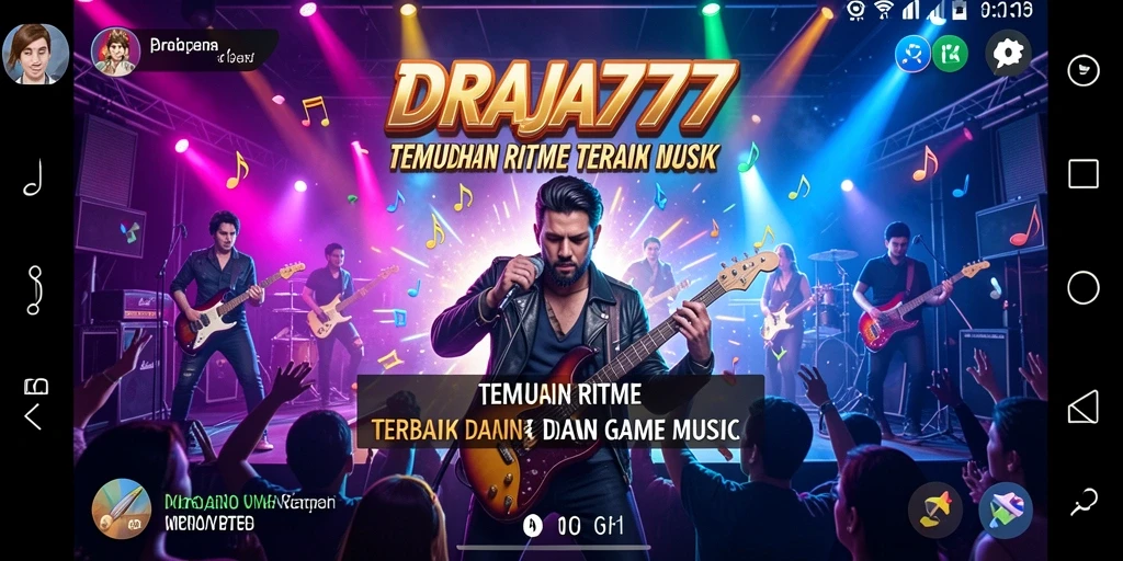Tampilan gameplay seru DRAJA777 dengan berbagai lagu menarik.