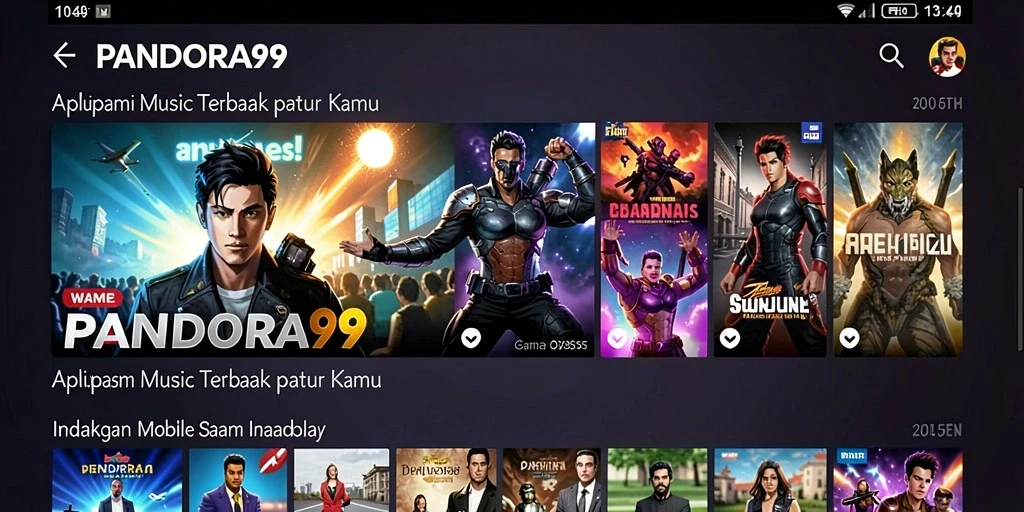 Tampilan gameplay PANDORA99 yang menarik dan interaktif.