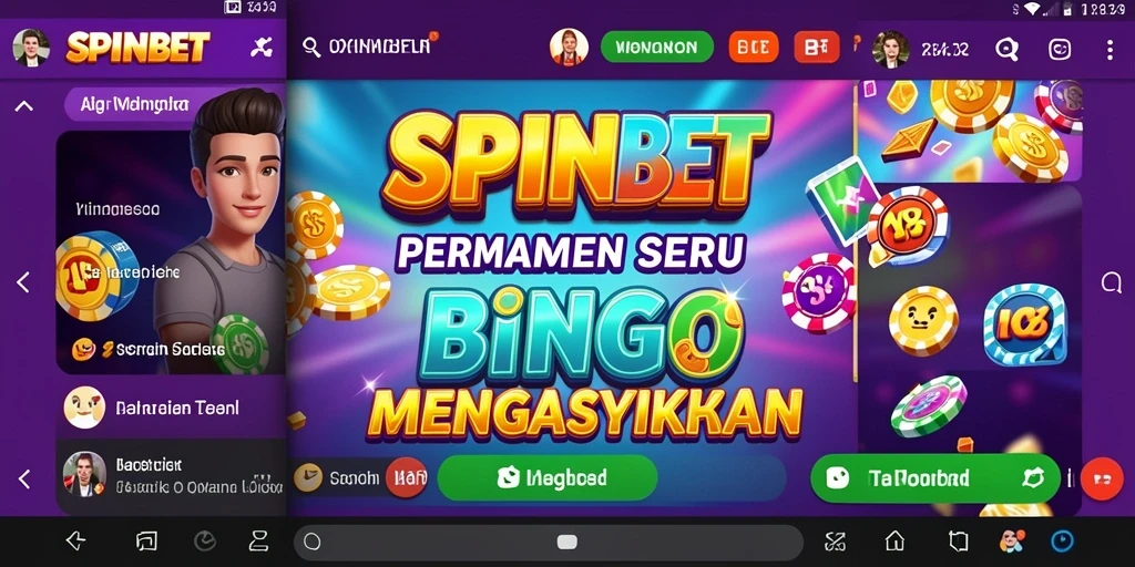 Tampilan gameplay SPINBET yang seru dan menegangkan dalam permainan Bingo.