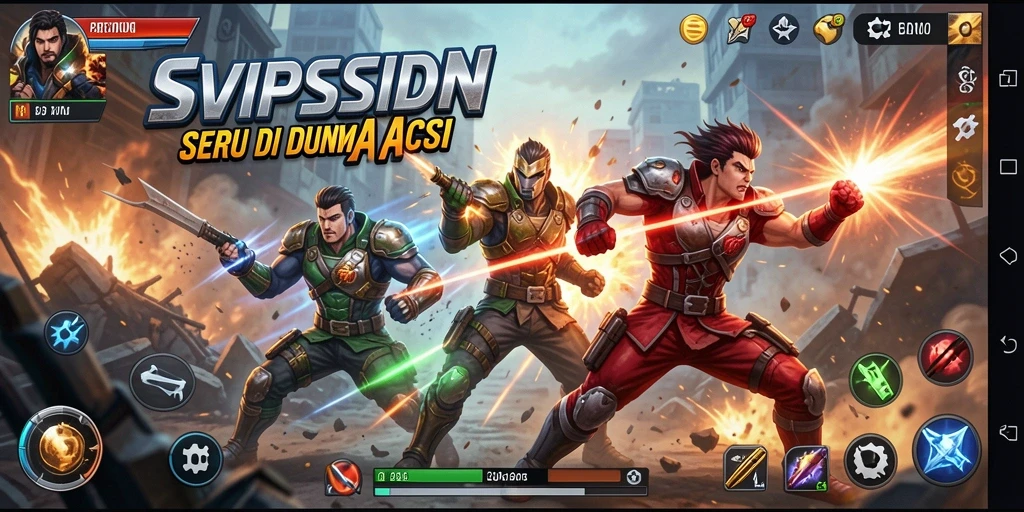 Gameplay seru SVIPSIDN yang menegangkan dan penuh aksi.