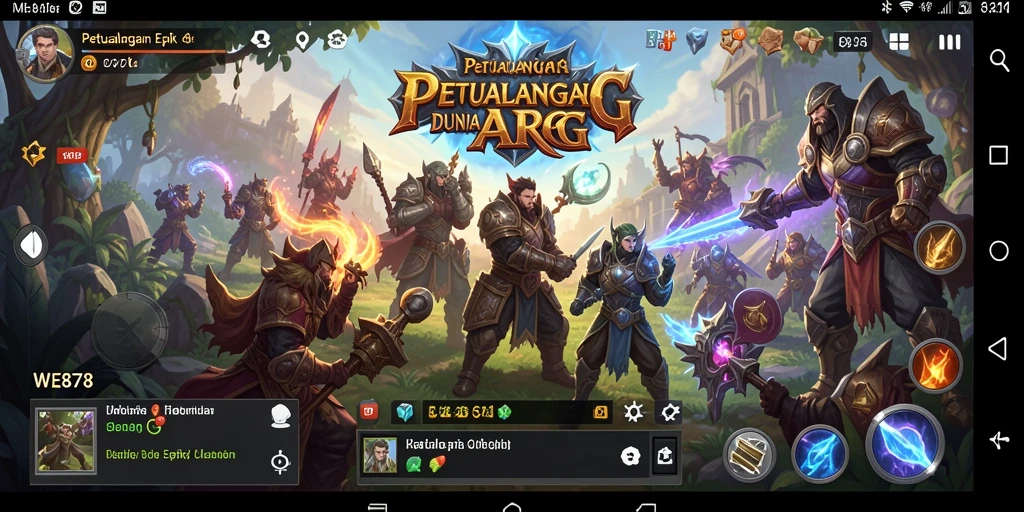 Gameplay seru di dunia petualangan ARPG.