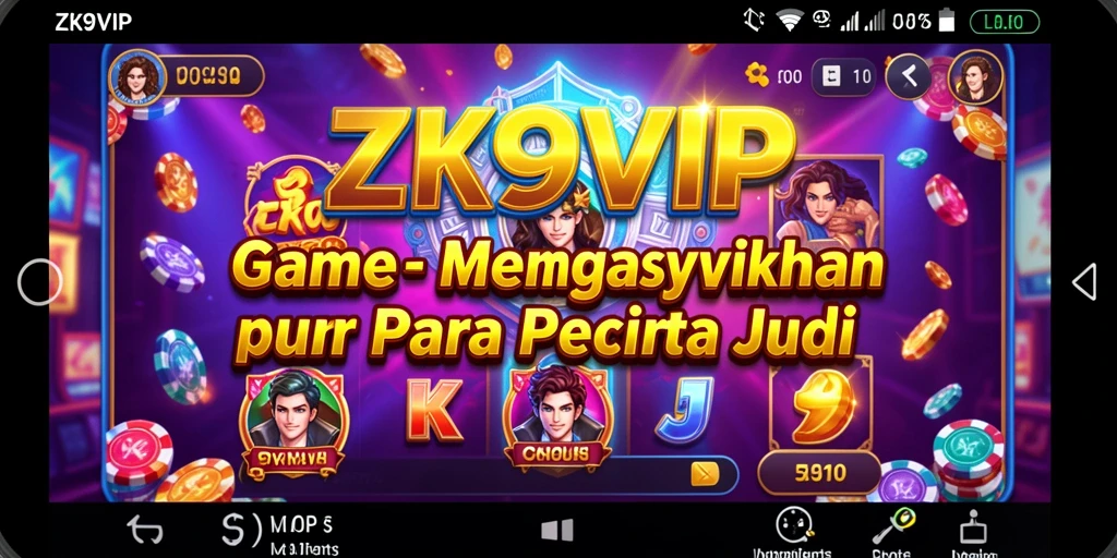 Tampilan gameplay ZK9VIP yang mengasyikkan dan penuh warna.